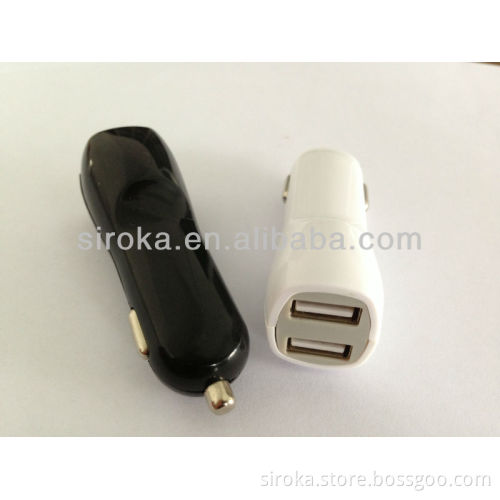 Best selling Wholesale New 5V mini car charger 3.1a CE / ROHS Approved dual 2 usb car charger 12/24V